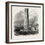 The Monument on Bunker's Hill, USA, 1870s-null-Framed Giclee Print