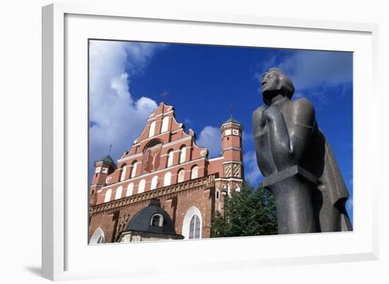 The Monument to Adam Mickiewicz-null-Framed Giclee Print