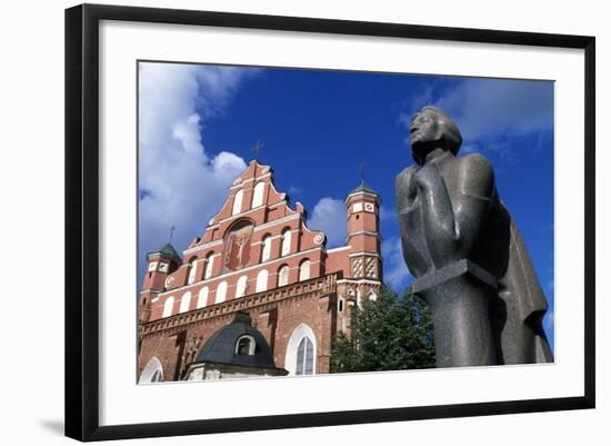 The Monument to Adam Mickiewicz-null-Framed Giclee Print