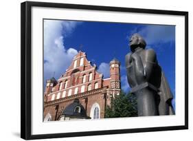 The Monument to Adam Mickiewicz-null-Framed Giclee Print