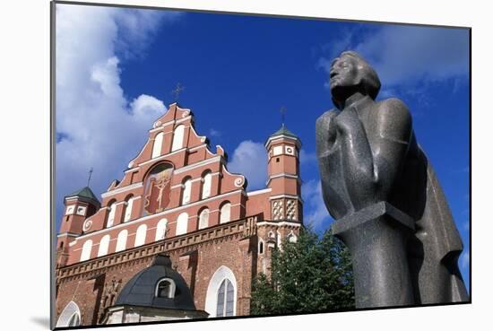 The Monument to Adam Mickiewicz-null-Mounted Giclee Print