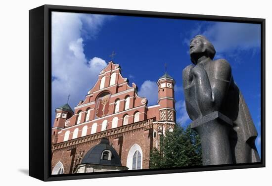 The Monument to Adam Mickiewicz-null-Framed Stretched Canvas