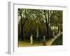 The Monument to Chopin in the Luxembourg Gardens, 1909-Henri Rousseau-Framed Giclee Print