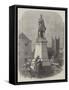 The Monument to George Stephenson at Newcastle-On-Tyne-null-Framed Stretched Canvas