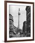 The Monument to the Great Fire, London, 1926-1927-McLeish-Framed Giclee Print