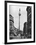 The Monument to the Great Fire, London, 1926-1927-McLeish-Framed Giclee Print