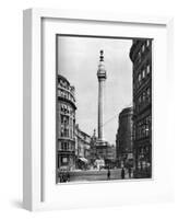 The Monument to the Great Fire, London, 1926-1927-McLeish-Framed Giclee Print