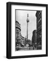 The Monument to the Great Fire, London, 1926-1927-McLeish-Framed Premium Giclee Print