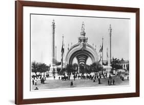 The Monumental Entrance at the Place de La Concorde at the Universal Exhibition of 1900, Paris-French Photographer-Framed Photographic Print