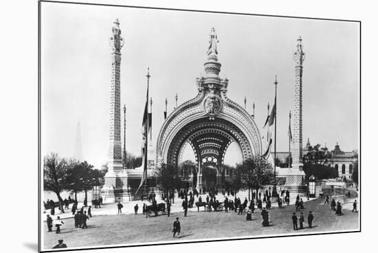 The Monumental Entrance at the Place de La Concorde at the Universal Exhibition of 1900, Paris-French Photographer-Mounted Photographic Print