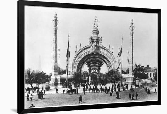 The Monumental Entrance at the Place de La Concorde at the Universal Exhibition of 1900, Paris-French Photographer-Framed Photographic Print