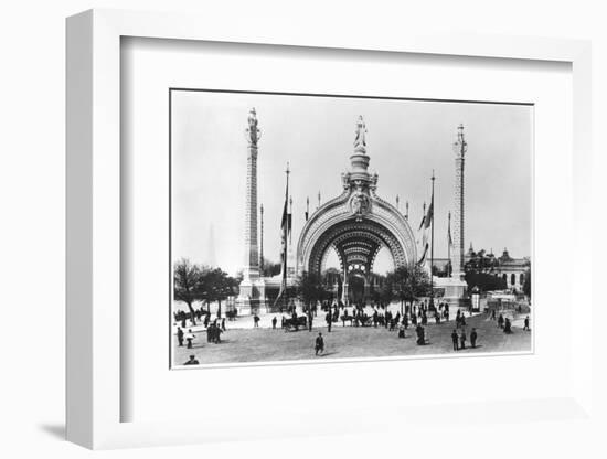 The Monumental Entrance at the Place de La Concorde at the Universal Exhibition of 1900, Paris-French Photographer-Framed Photographic Print