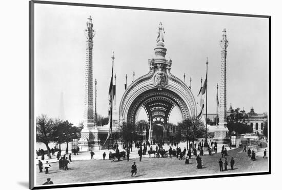 The Monumental Entrance at the Place de La Concorde at the Universal Exhibition of 1900, Paris-French Photographer-Mounted Photographic Print