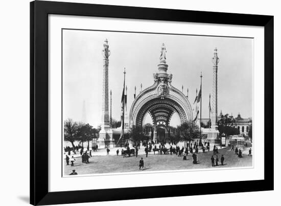 The Monumental Entrance at the Place de La Concorde at the Universal Exhibition of 1900, Paris-French Photographer-Framed Photographic Print