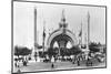 The Monumental Entrance at the Place de La Concorde at the Universal Exhibition of 1900, Paris-French Photographer-Mounted Premium Photographic Print