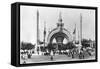 The Monumental Entrance at the Place de La Concorde at the Universal Exhibition of 1900, Paris-French Photographer-Framed Stretched Canvas