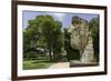 The Monumental Head by Igor Mitora in the Boboli Gardens, Florence, Tuscany, Italy-John Woodworth-Framed Photographic Print