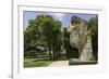 The Monumental Head by Igor Mitora in the Boboli Gardens, Florence, Tuscany, Italy-John Woodworth-Framed Photographic Print