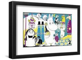 The Moomins Comic Cover 2-Tove Jansson-Framed Art Print