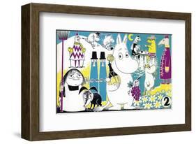 The Moomins Comic Cover 2-Tove Jansson-Framed Art Print