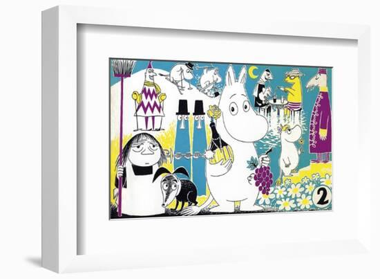 The Moomins Comic Cover 2-Tove Jansson-Framed Art Print