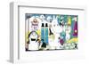 The Moomins Comic Cover 2-Tove Jansson-Framed Art Print