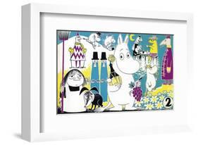 The Moomins Comic Cover 2-Tove Jansson-Framed Art Print