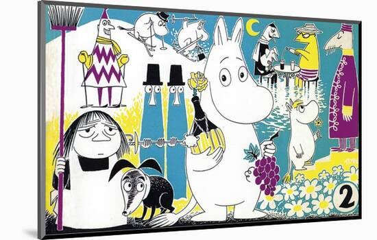 The Moomins Comic Cover 2-Tove Jansson-Mounted Art Print