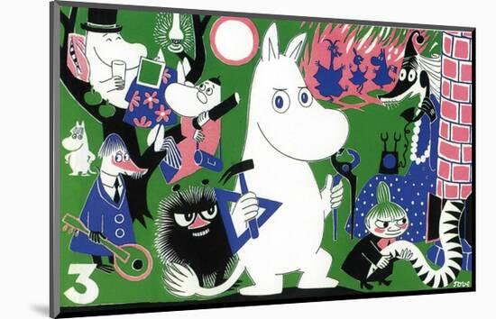 The Moomins Comic Cover 3-Tove Jansson-Mounted Art Print