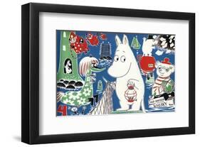 The Moomins Comic Cover 4-Tove Jansson-Framed Art Print