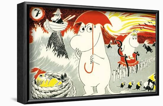 The Moomins Comic Cover 7-Tove Jansson-Framed Art Print