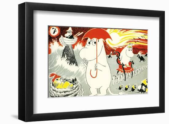 The Moomins Comic Cover 7-Tove Jansson-Framed Art Print