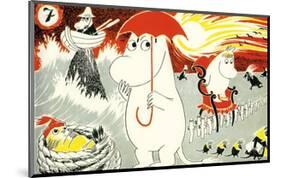The Moomins Comic Cover 7-Tove Jansson-Mounted Art Print