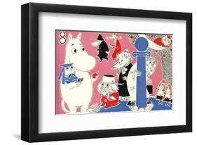 The Moomins Comic Cover 8-Tove Jansson-Framed Art Print