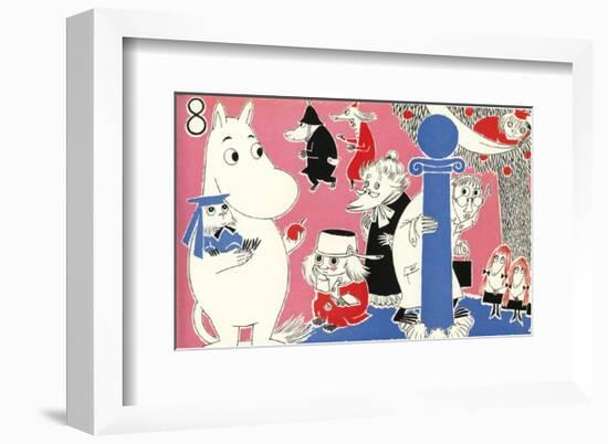 The Moomins Comic Cover 8-Tove Jansson-Framed Art Print