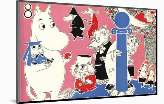 The Moomins Comic Cover 8-Tove Jansson-Mounted Art Print