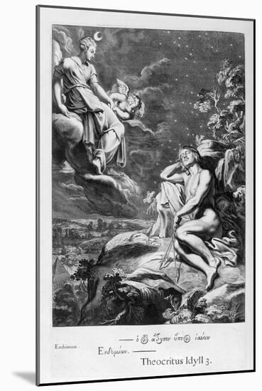 The Moon and Endymion, 1655-Michel de Marolles-Mounted Giclee Print