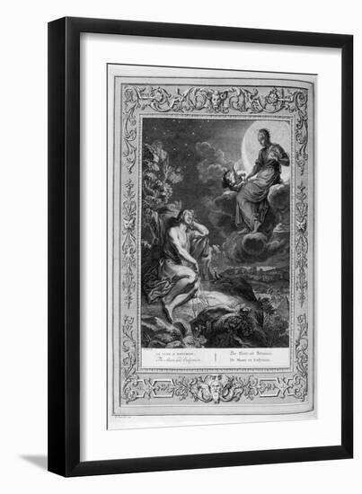 The Moon and Endymion, 1733-Bernard Picart-Framed Giclee Print