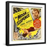 The Moon and Sixpence, Elena Verdugo, George Sanders on Window Card, 1942-null-Framed Photo