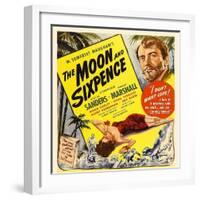 The Moon and Sixpence, Elena Verdugo, George Sanders on Window Card, 1942-null-Framed Photo