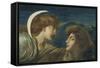 The Moon and Sleep-Simeon Solomon-Framed Stretched Canvas