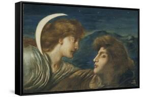 The Moon and Sleep-Simeon Solomon-Framed Stretched Canvas
