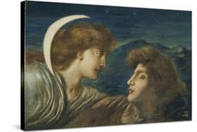 The Moon and Sleep-Simeon Solomon-Stretched Canvas