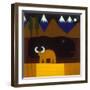 The Moon and the Bull-Cristina Rodriguez-Framed Premium Giclee Print