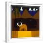 The Moon and the Bull-Cristina Rodriguez-Framed Premium Giclee Print