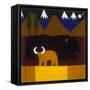 The Moon and the Bull-Cristina Rodriguez-Framed Stretched Canvas