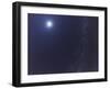 The Moon and the Milky Way in an Ultra Widefield of View-Stocktrek Images-Framed Photographic Print