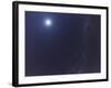 The Moon and the Milky Way in an Ultra Widefield of View-Stocktrek Images-Framed Photographic Print