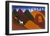 The Moon and the Puma-Cristina Rodriguez-Framed Premium Giclee Print