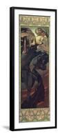 The Moon and the Stars: Evening Star, 1902-Alphonse Mucha-Framed Giclee Print